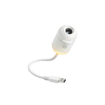 Projection Night Light - USB Powered Starry Sky Lamp for Bedroom Nursery Ambient Lighting